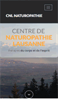 Mobile Screenshot of cnl-naturopathie.ch